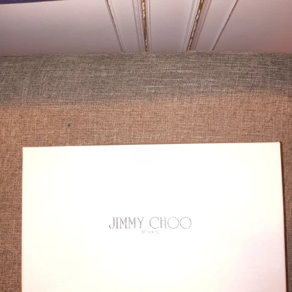 Jimmy Choo Scarlet Heels with Button Accent - Picture 2 of 4